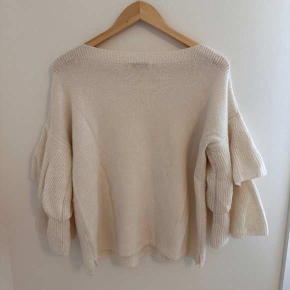 Madewell top with statement sleeves - Picture 3 of 3
